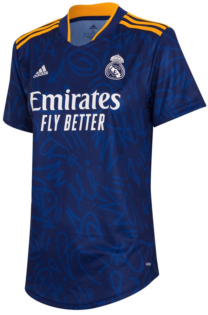 Camisa Feminina II Real Madrid 2021 2022 Adidas oficial